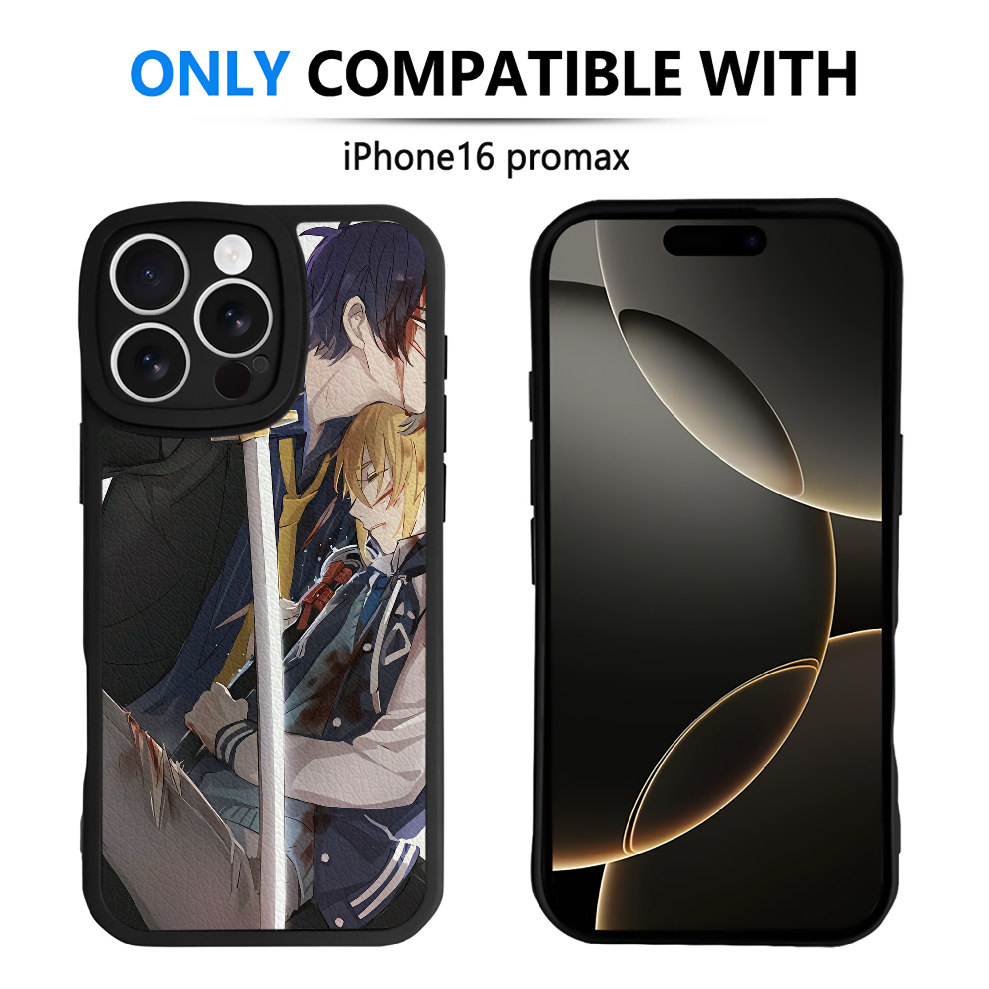 （画像用） 刀剣乱舞 Touken Ranbu 【iPhone 16シリーズ対応】シリコンスマホケース（レザー調） 材質：シリコン